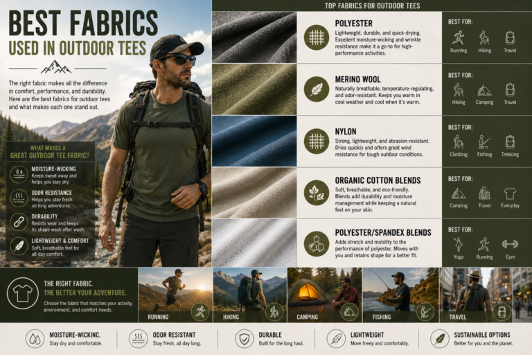 Best Fabrics Used in Outdoor Tees