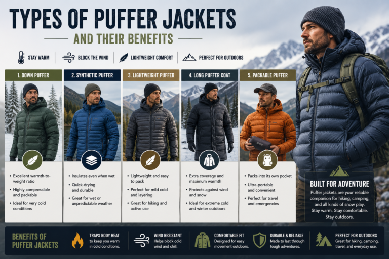 Types of Puffer Jackets and Their Benefits