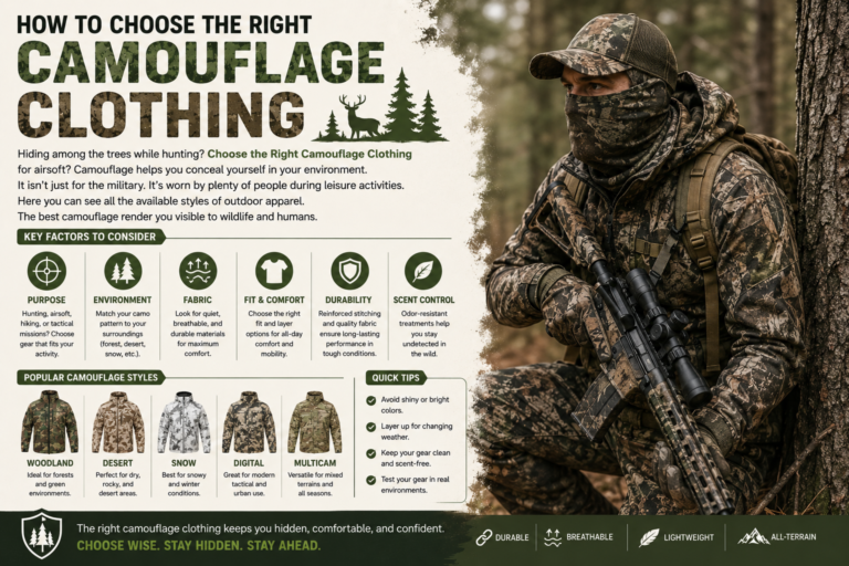 How to Choose the Right Camouflage Clothing