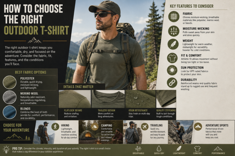 How to Choose the Right Outdoor T-Shirt