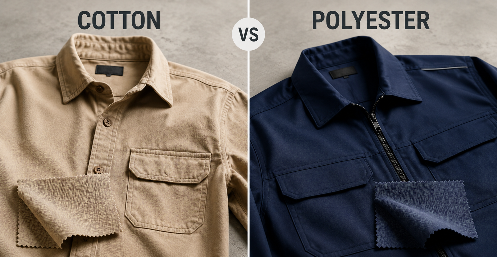 Cotton vs Polyester Workwear: Finding the Best Fabric