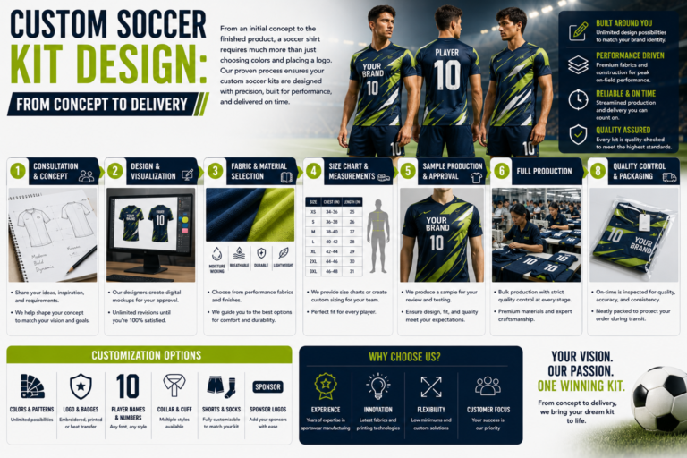 Custom Soccer Kit Design: From Concept to Delivery