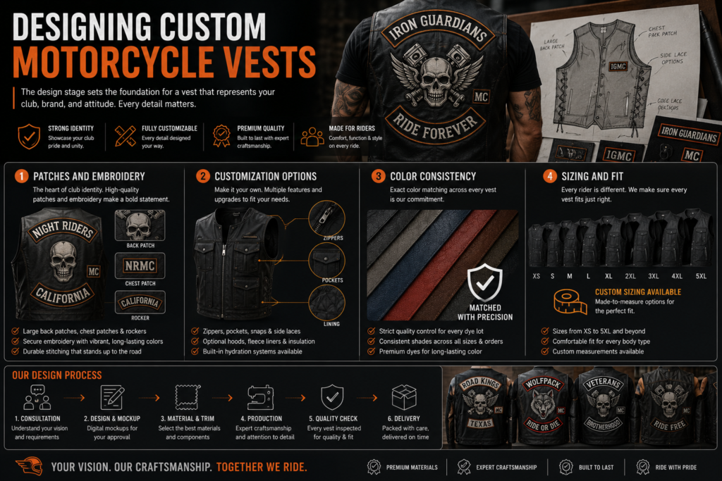 Designing Custom Motorcycle Vests