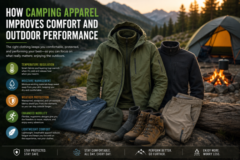 How Camping Apparel Improves Comfort and Outdoor Performance