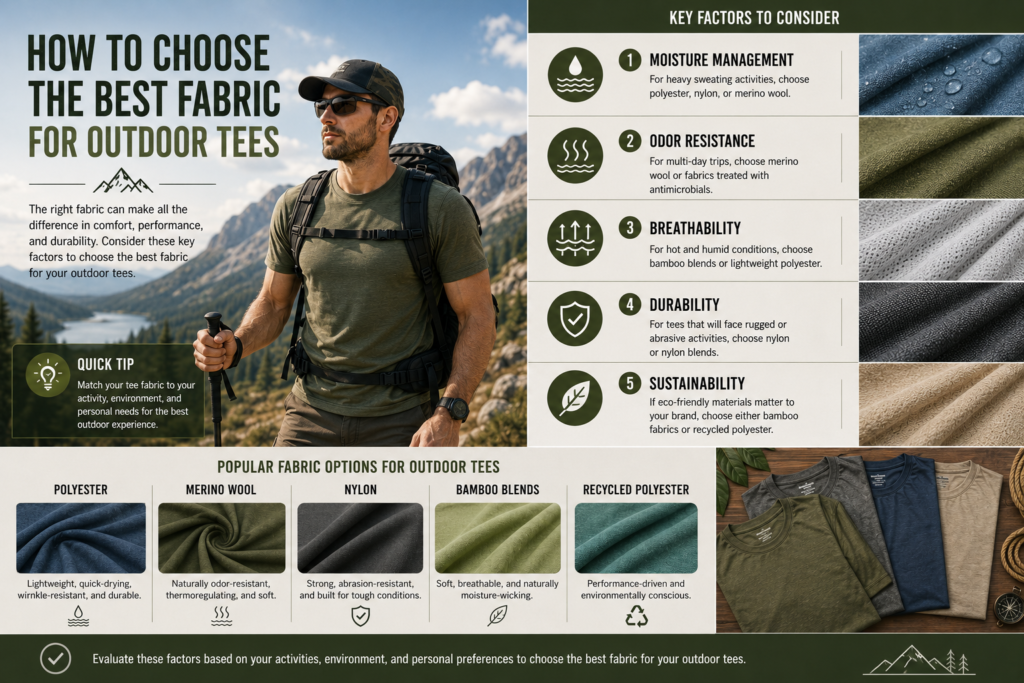How to Choose the Best Fabric for Outdoor Tees