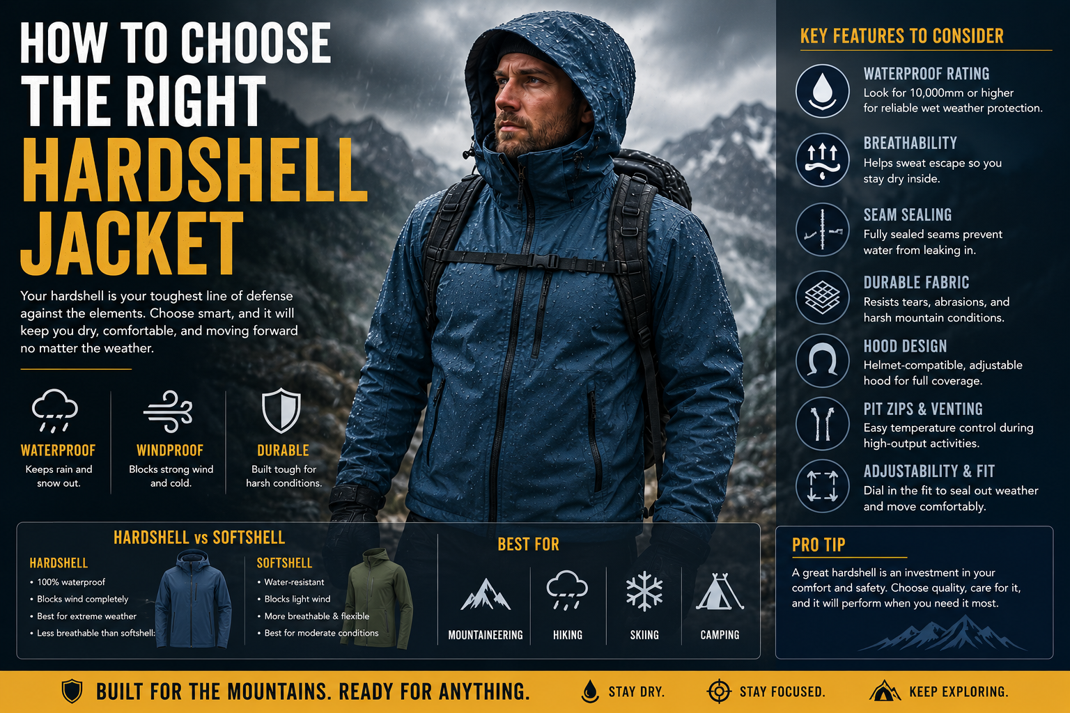 How to Choose the Right Hardshell Jacket