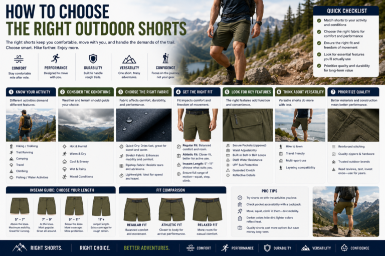 How to Choose the Right Outdoor Shorts