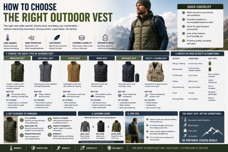 How to Choose the Right Outdoor Vest