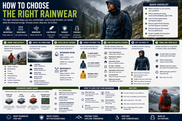 How to Choose the Right Rainwear