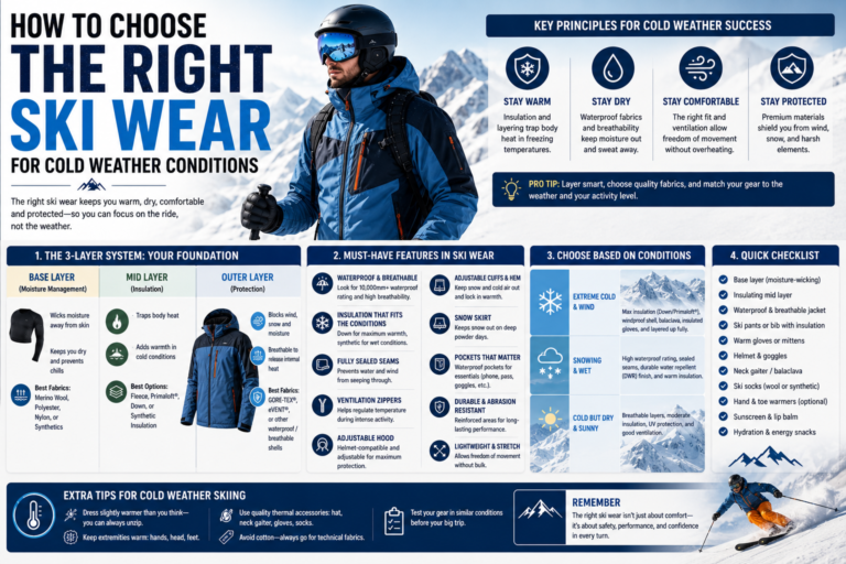How to Choose the Right Ski Wear for Cold Weather Conditions