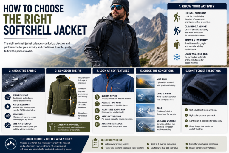 How to Choose the Right Softshell Jacket