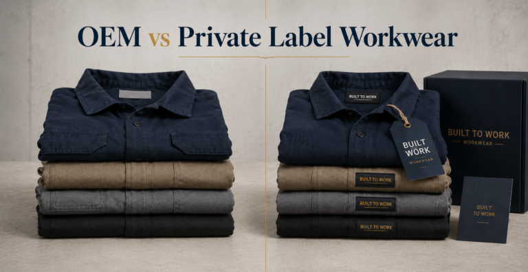 Private Label vs OEM Workwear: Key Differences Explained