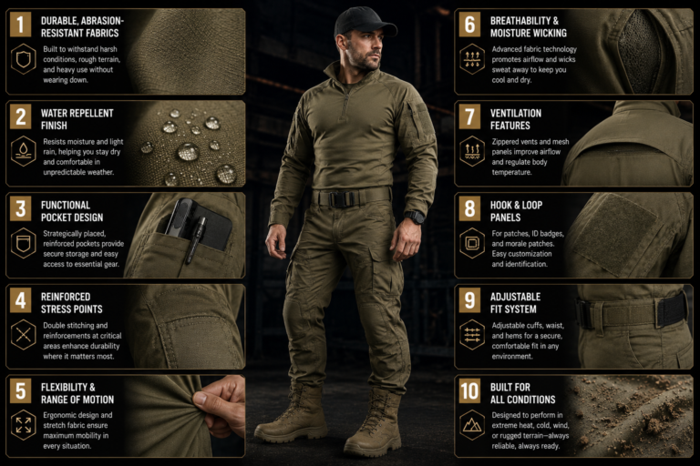 10 Essential Features of High-Quality Tactical Apparel