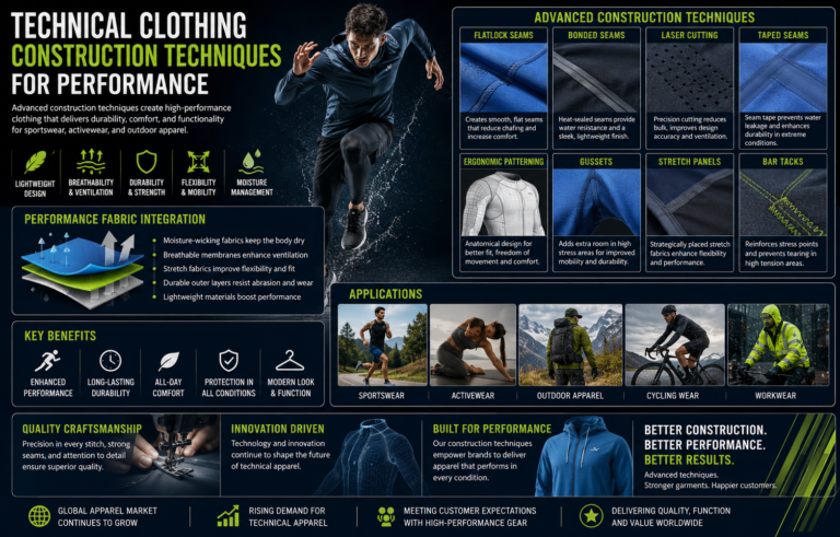 Technical Clothing Construction Techniques for Performance