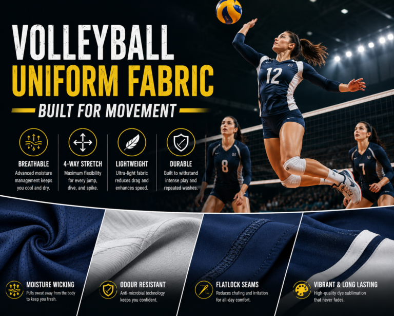 Volleyball Uniform Fabric: Built for Movement