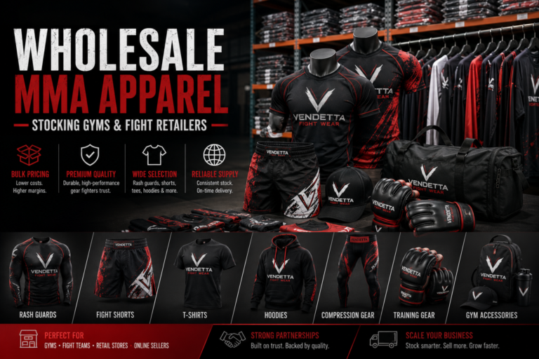 Wholesale MMA Apparel: Stocking Gyms and Fight Retailers
