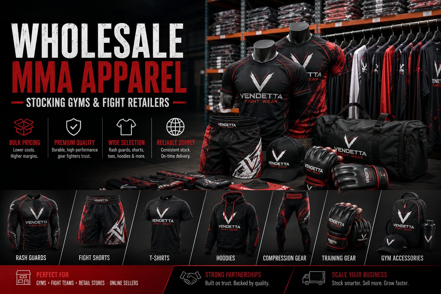 Wholesale MMA Apparel: Stocking Gyms and Fight Retailers