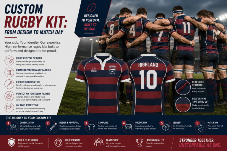 Custom Rugby Kit: From Design to Match Day