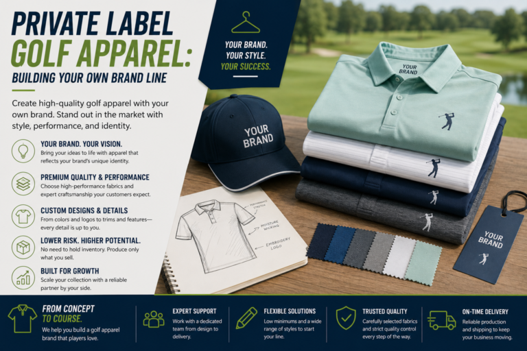 Private Label Golf Apparel: Building Your Own Brand Line