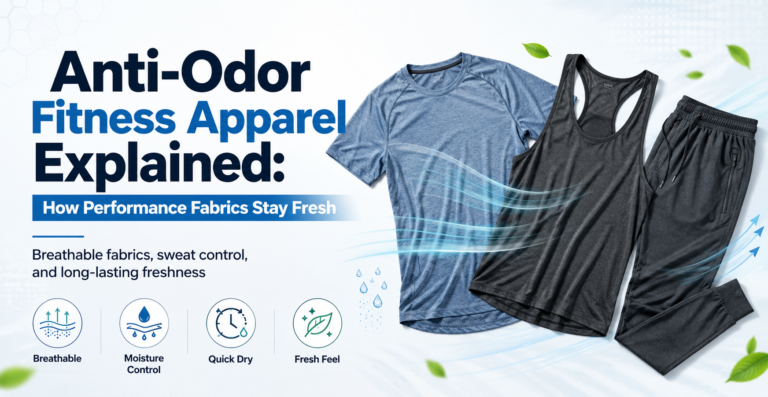 Anti-Odor Fitness Apparel Explained: How Performance Fabrics Stay Fresh
