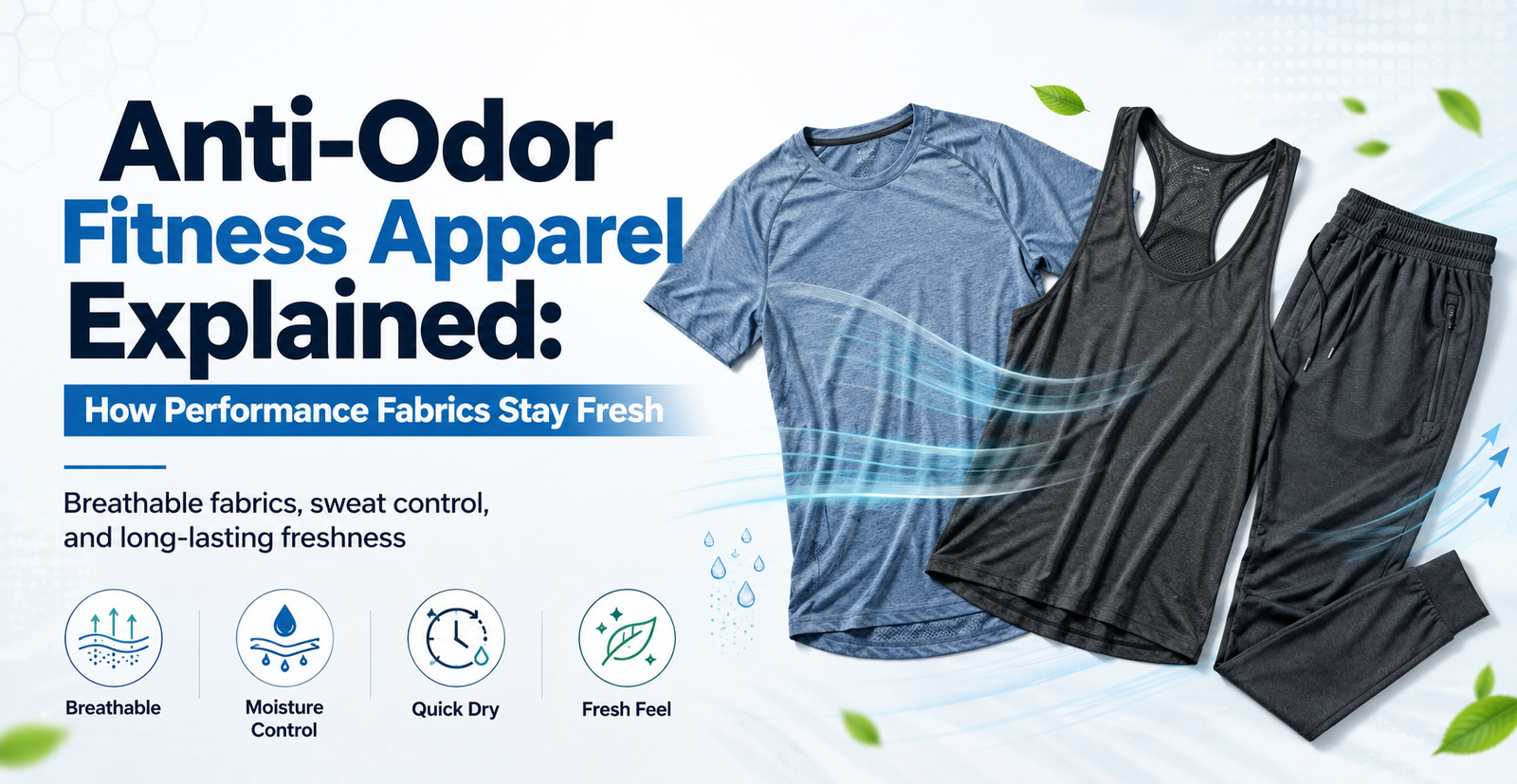 Anti-Odor Fitness Apparel Explained: How Performance Fabrics Stay Fresh