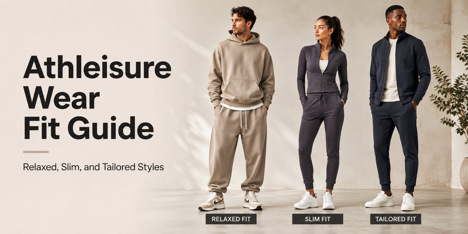 Athleisure Wear Fit Guide: Relaxed, Slim, and Tailored Styles