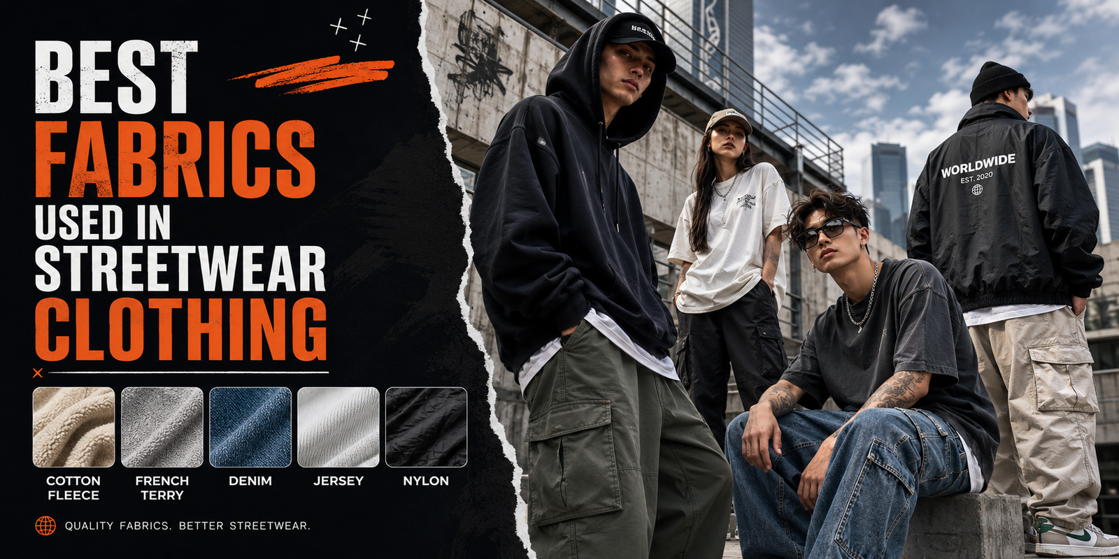 Best Fabrics Used in Streetwear Clothing