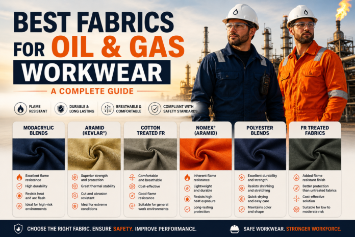 Best Fabrics for Oil & Gas Workwear