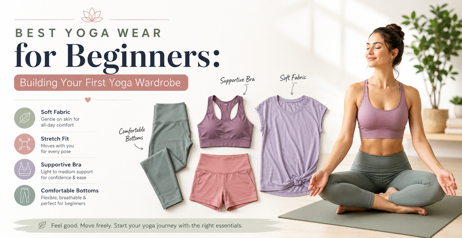 Best Yoga Wear for Beginners: Building Your First Yoga Wardrobe