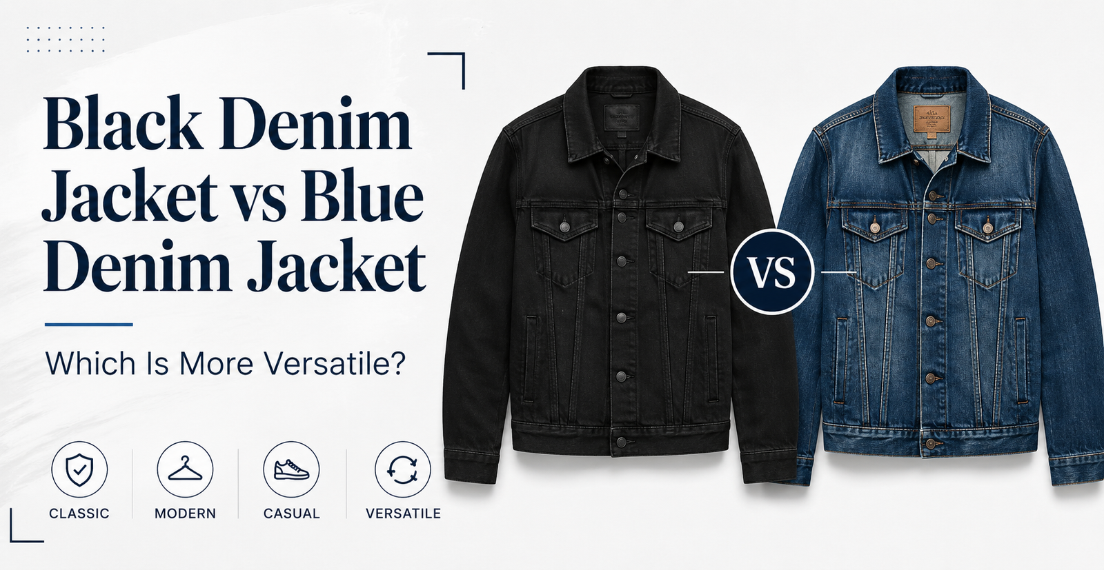 Black Denim Jacket vs Blue Denim Jacket: Which Is More Versatile?