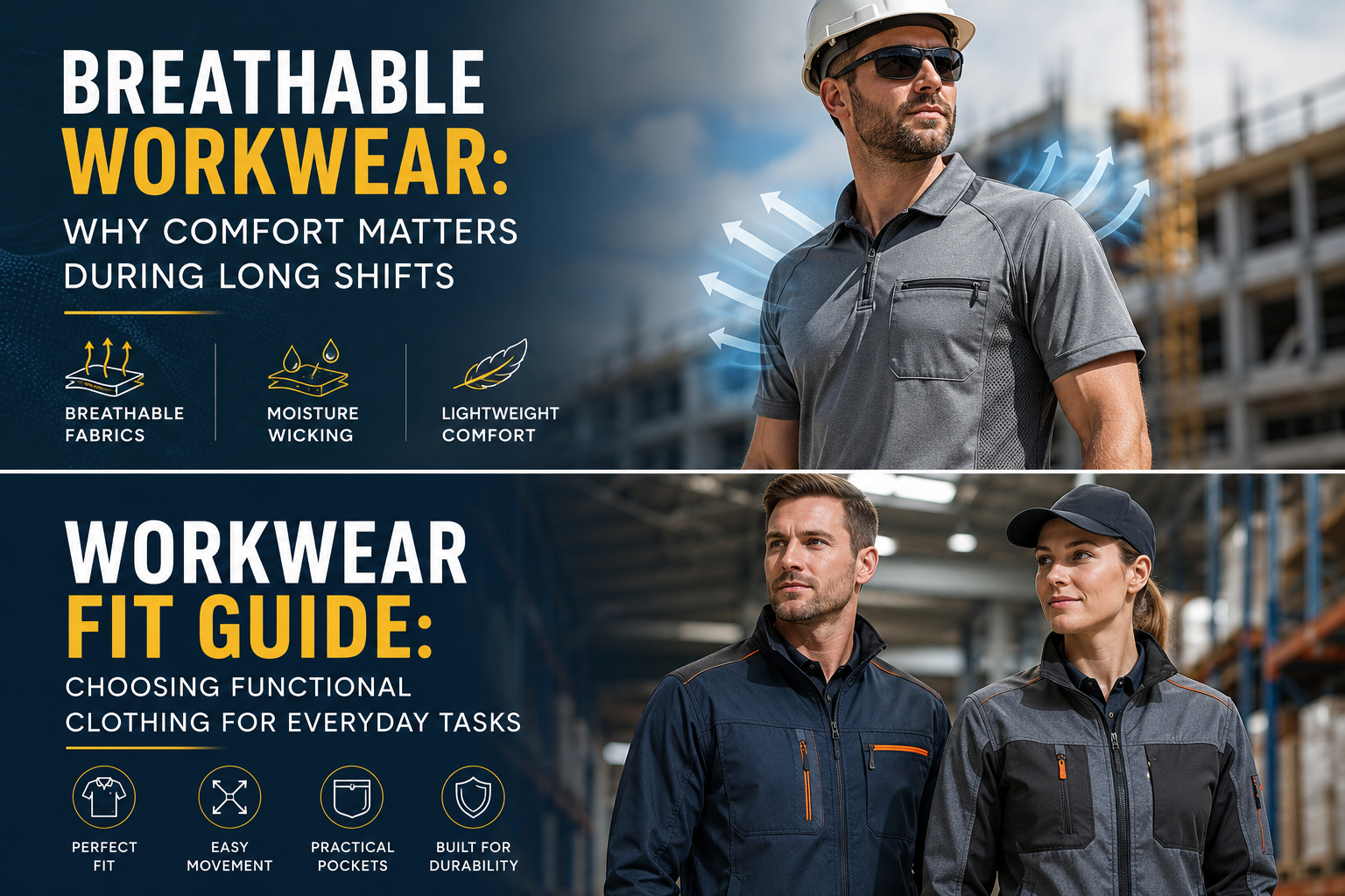 Breathable Workwear: Why Comfort Matters During Long Shifts