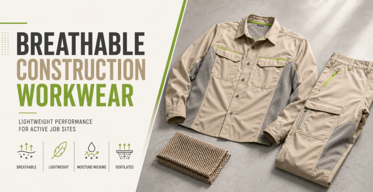 How Breathable Construction Workwear Keeps Workers Comfortable