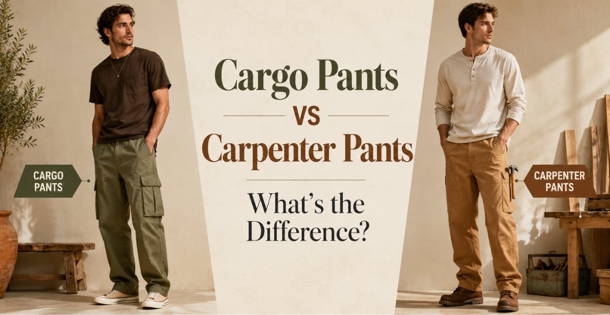 Cargo Pants vs Carpenter Pants: What’s the Difference?