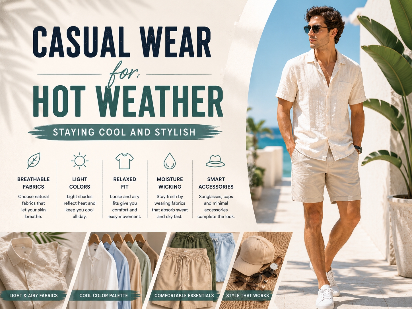 Casual Wear for Hot Weather: Staying Cool and Stylish