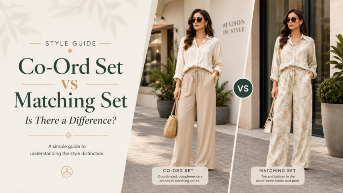 Co-Ord Set vs Matching Set Is There a Difference