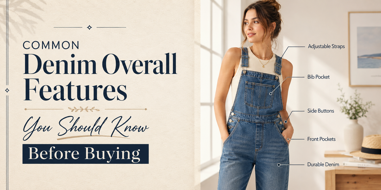 Common Denim Overall Features You Should Know Before Buying