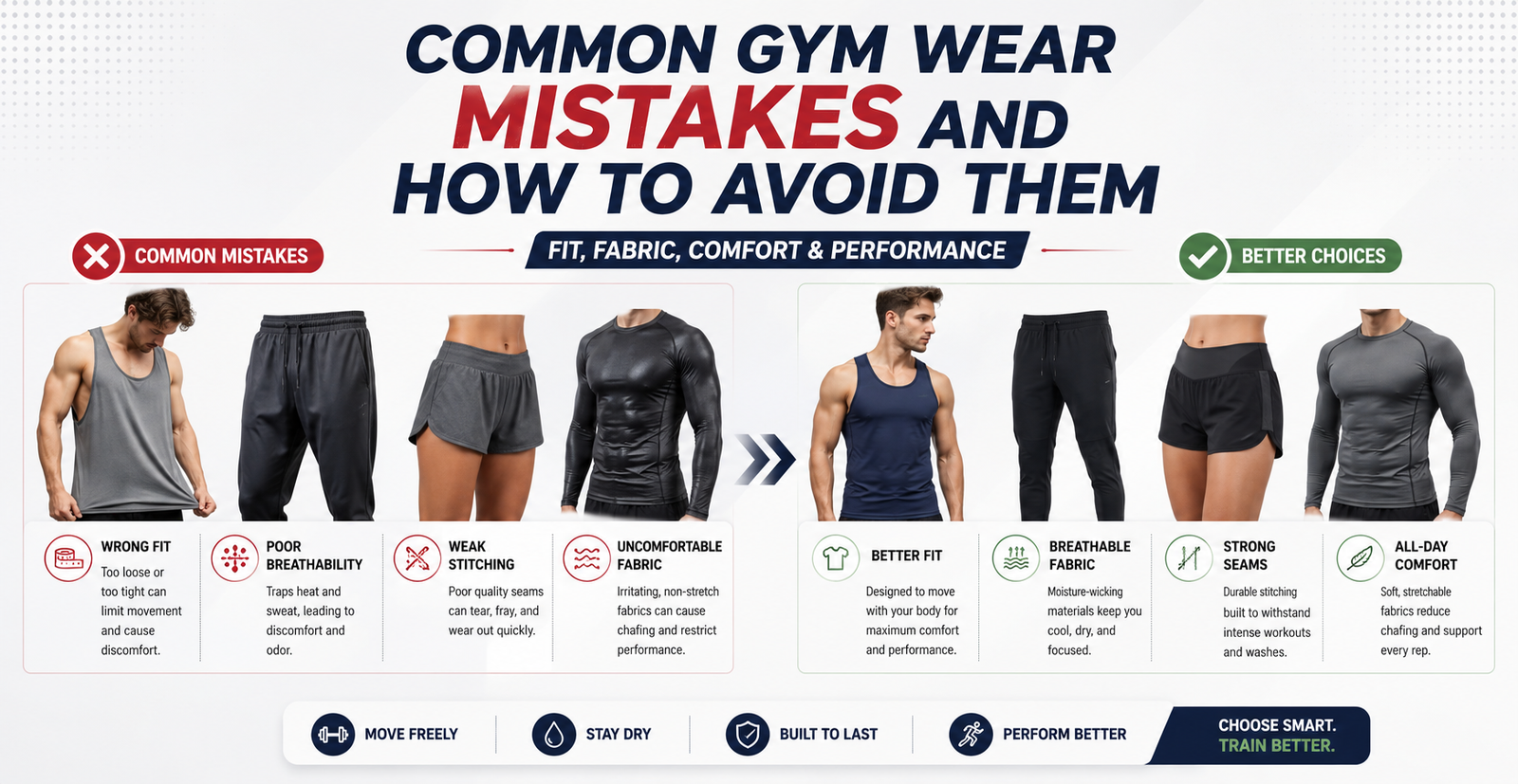 Common Gym Wear Mistakes and How to Avoid Them