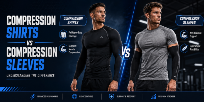 Compression Shirts vs Compression Sleeves Understanding the Difference