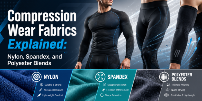 Compression Wear Fabrics Explained Nylon, Spandex, and Polyester Blends
