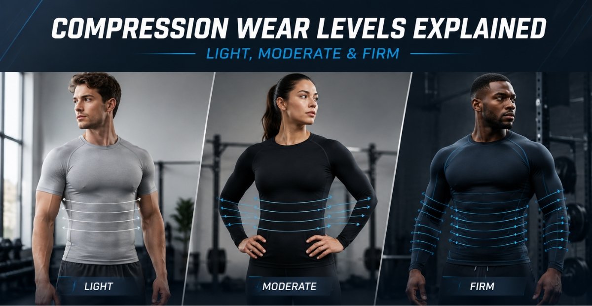 Compression Wear Levels Explained: Light, Moderate, and Firm Compression