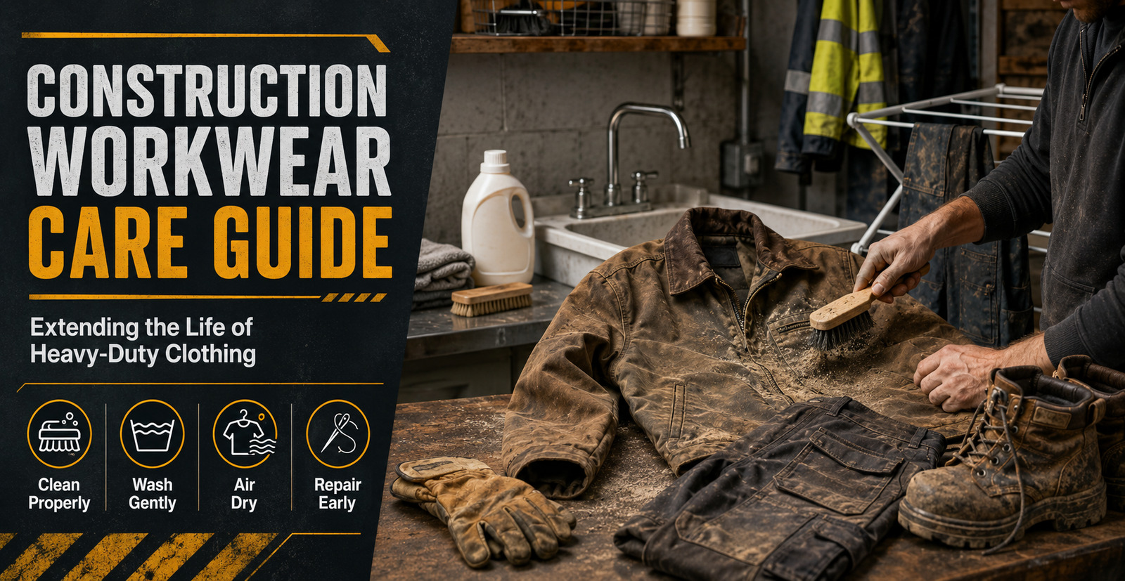 Construction Workwear Care Guide: Extending the Life of Heavy-Duty Clothing