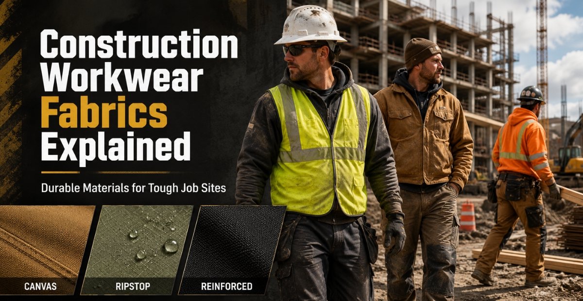Construction Workwear Fabrics Explained: Choosing Durable Materials for Tough Job Sites