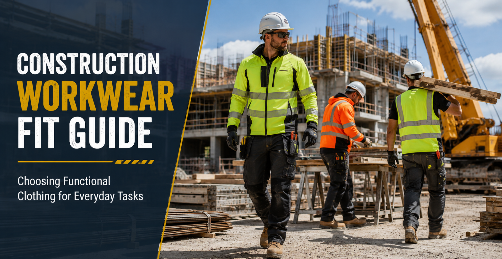 Construction Workwear Fit Guide: Choosing Functional Clothing for Everyday Tasks