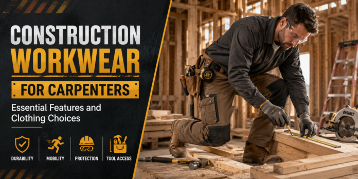 Construction Workwear for Carpenters Essential Features and Clothing Choices