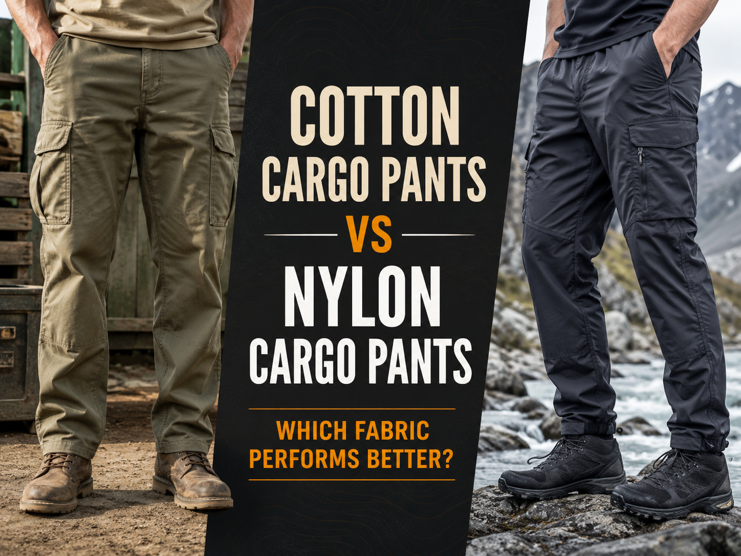 Cotton Cargo Pants vs Nylon Cargo Pants: Which Fabric Performs Better?