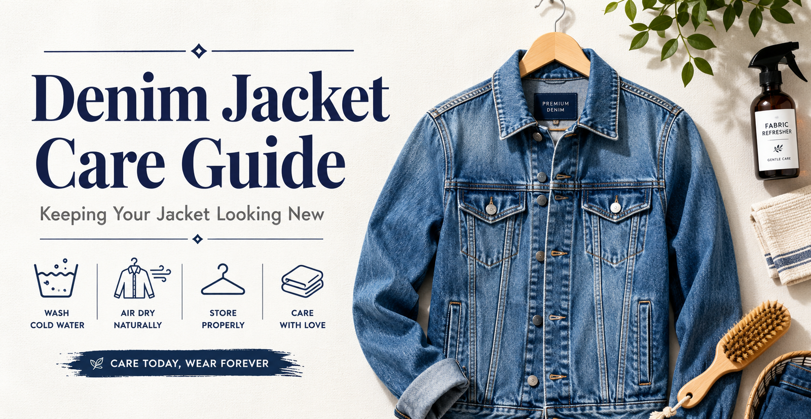 Denim Jacket Care Guide: Keeping Your Jacket Looking New