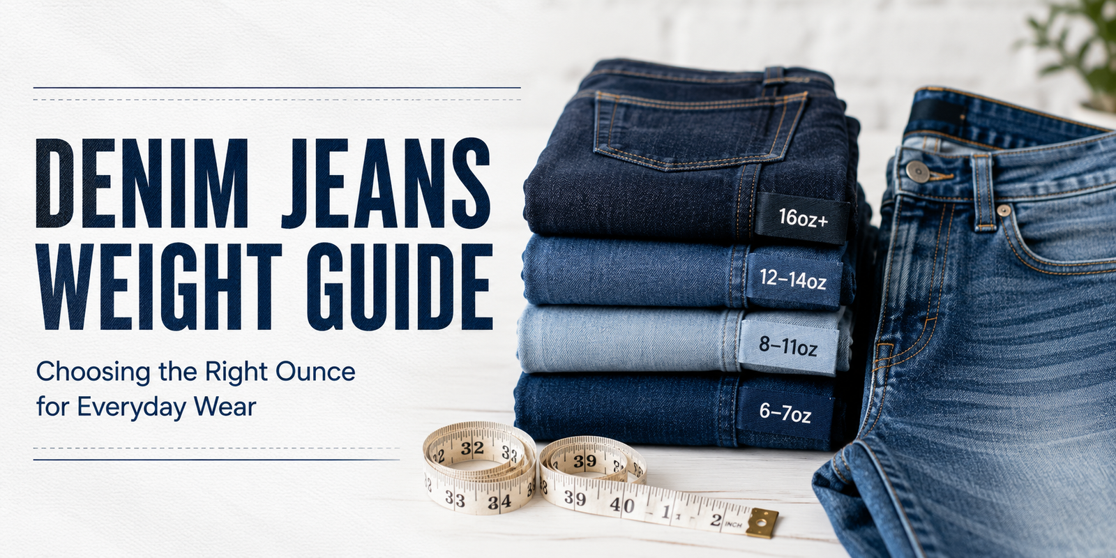 Denim Jeans Weight Guide: Choosing the Right Ounce for Everyday Wear