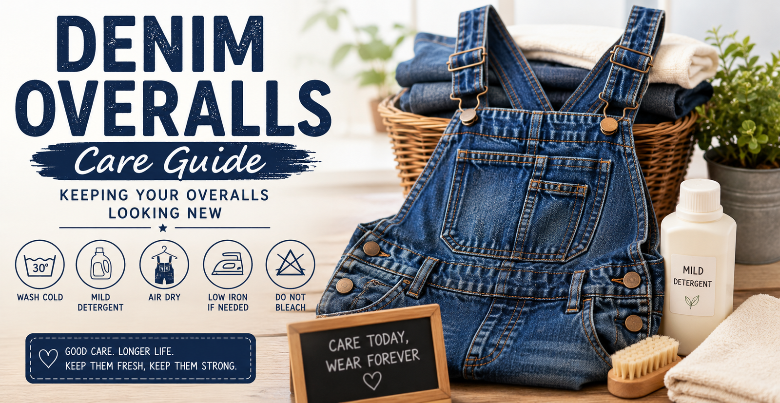 Denim Overalls Care Guide: Keeping Your Overalls Looking New
