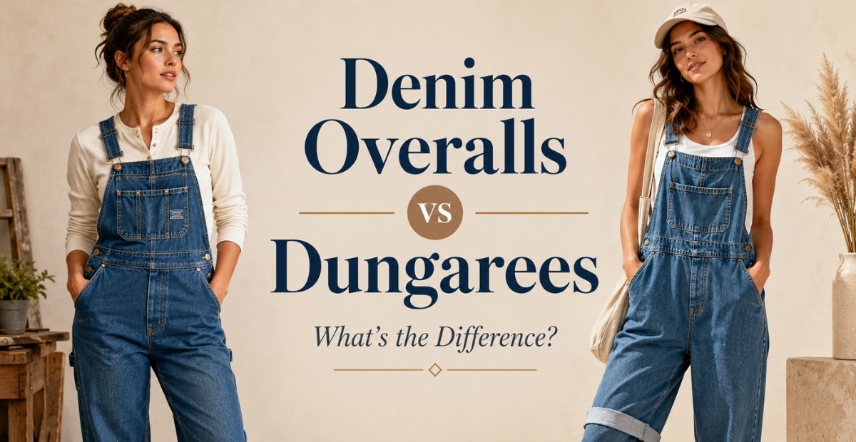 Denim Overalls vs Dungarees: What’s the Difference?