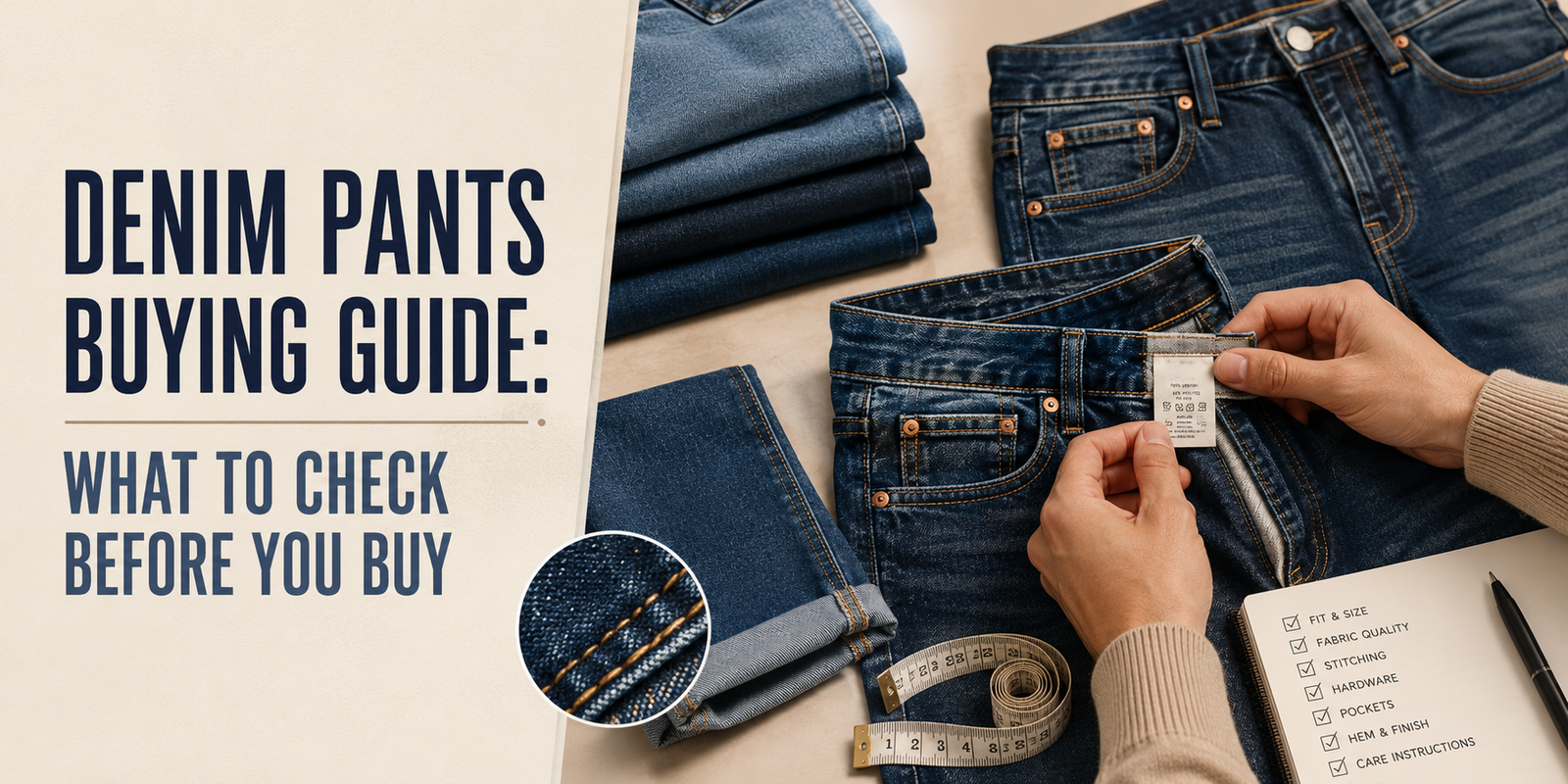 Denim Pants Buying Guide: What to Check Before You Buy